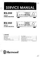 Sherwood RX-2010-Service-Manual